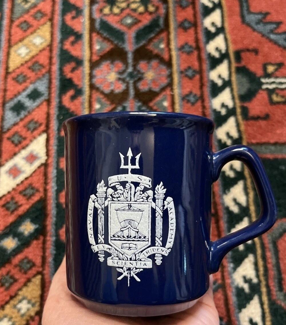 United States Naval Academy Annapolis MD 10 oz Ceramic Mug Made in England Navy